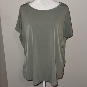 Olive green loose top